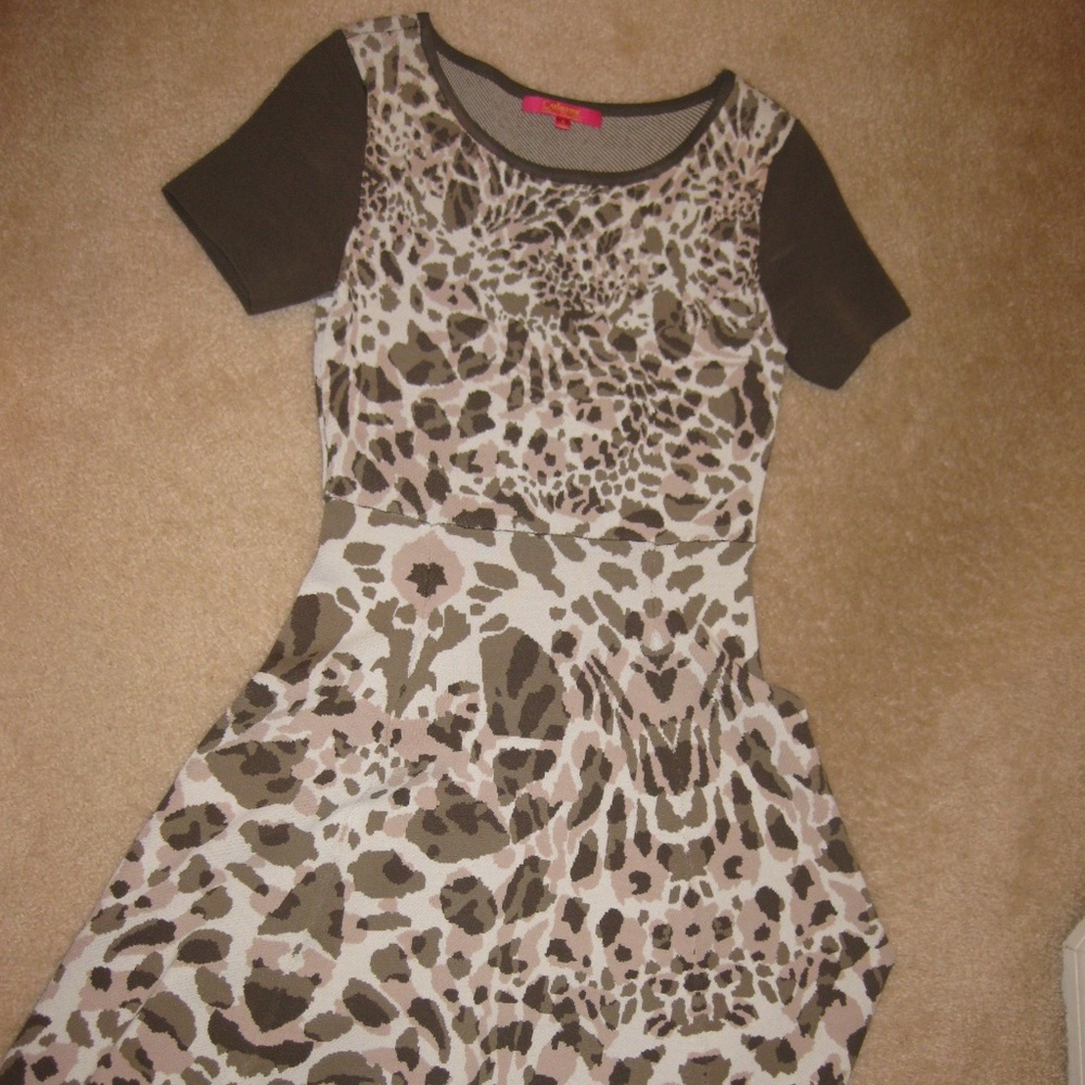 Catherine Malandrino Camo Print Dress